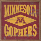 Diamond Logo University Of Minnesota 16x16 / Maroon