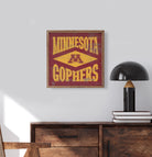 Diamond Logo University Of Minnesota 16x16 / Maroon