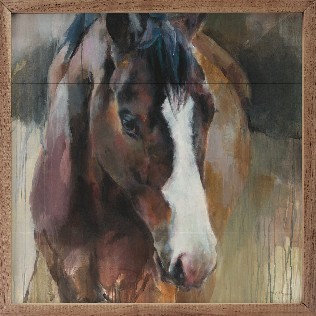 Edward Horse By Marilyn Hageman 16x16 / Multi-Color