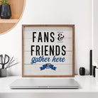 Fans And Friends Creighton 16x16 / White