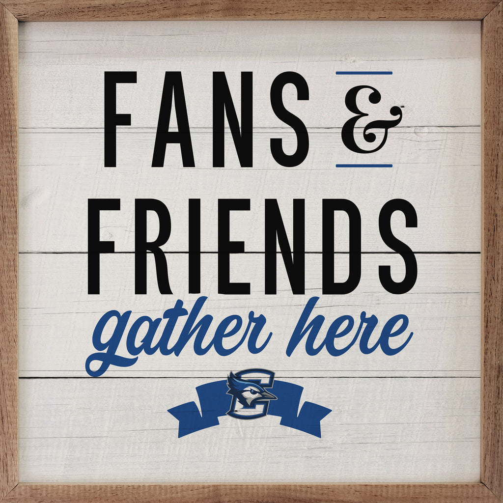 Fans And Friends Creighton 16x16 / White