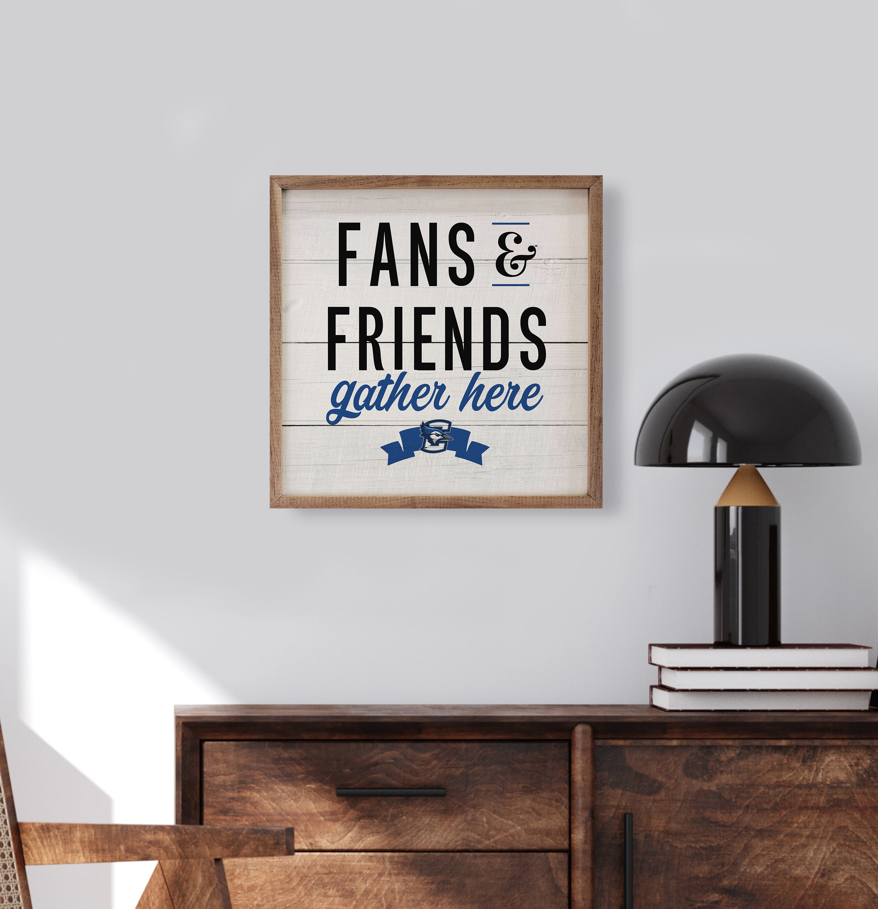 Fans And Friends Creighton 16x16 / White