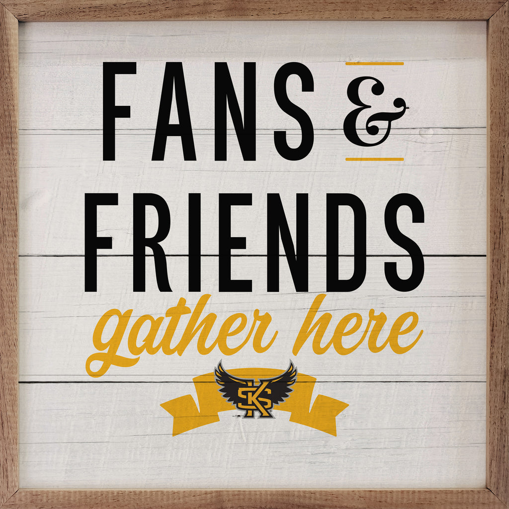 Fans And Friends Kennesaw 16x16 / White