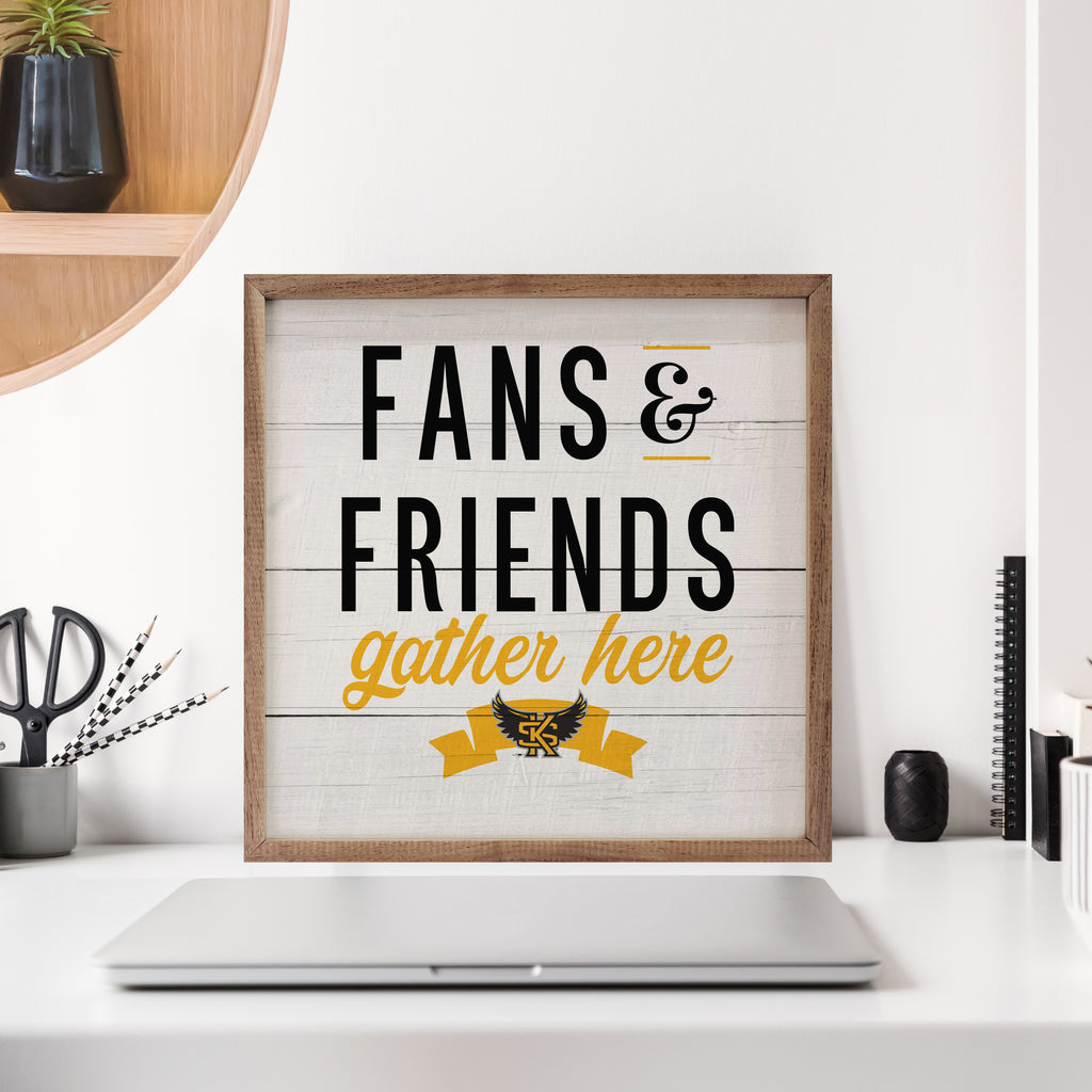 Fans And Friends Kennesaw 16x16 / White