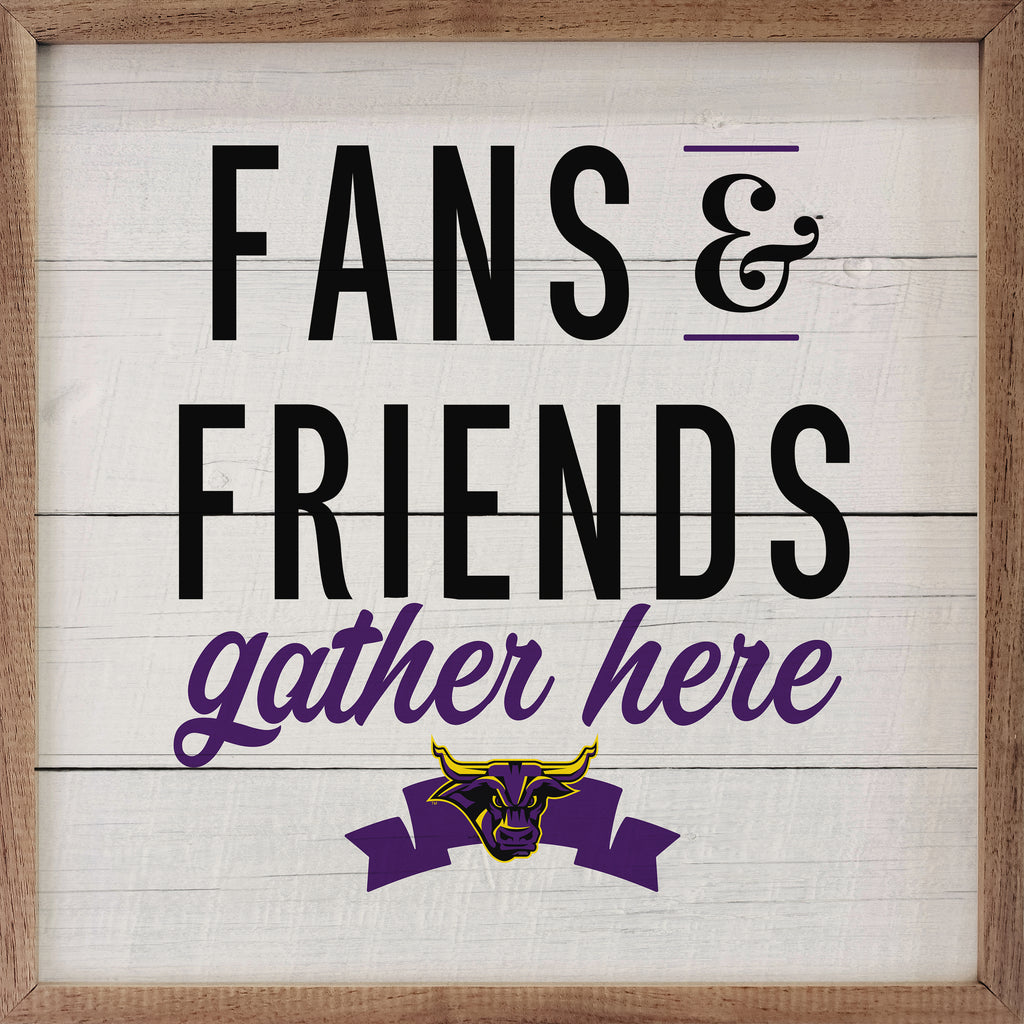 Fans And Friends Minnesota Mankato 16x16 / White