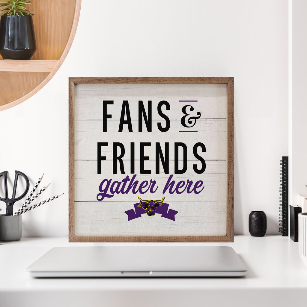 Fans And Friends Minnesota Mankato 16x16 / White