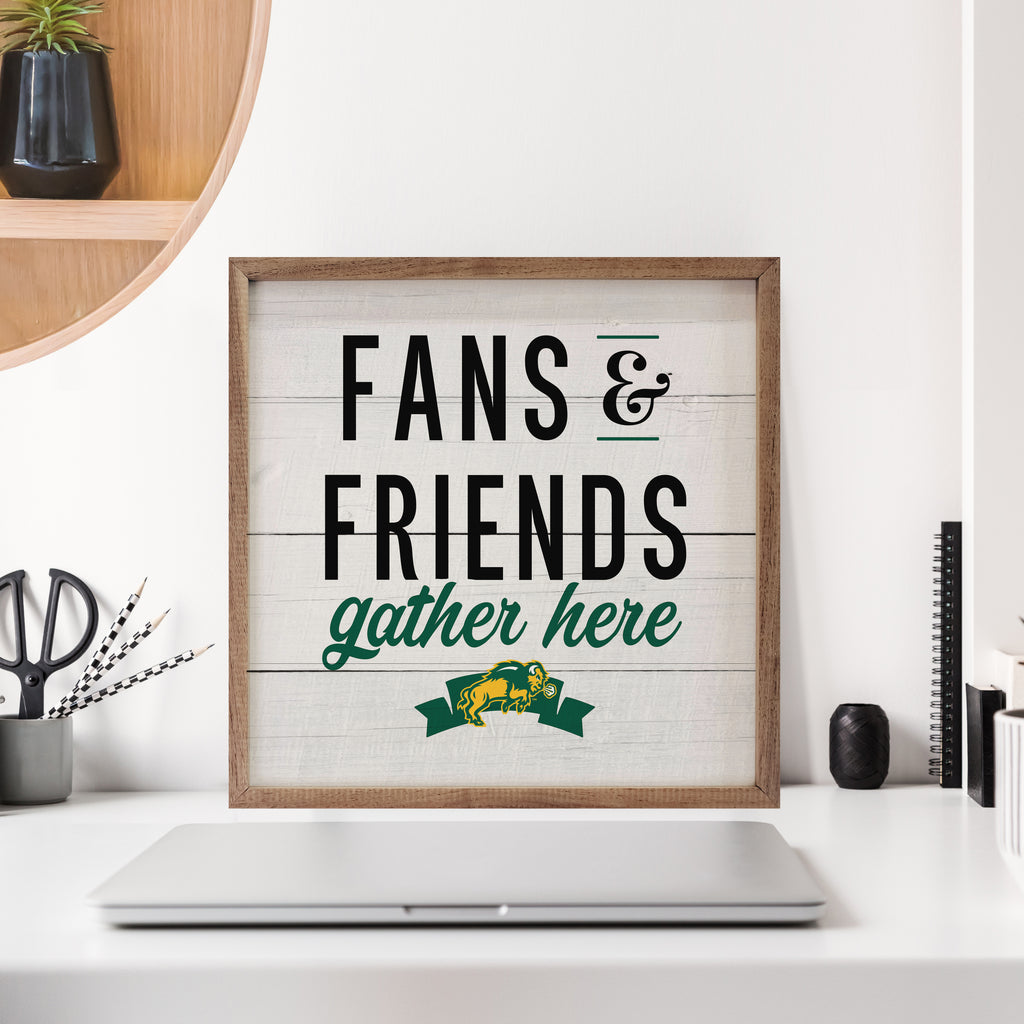 Fans And Friends North Dakota State 16x16 / White