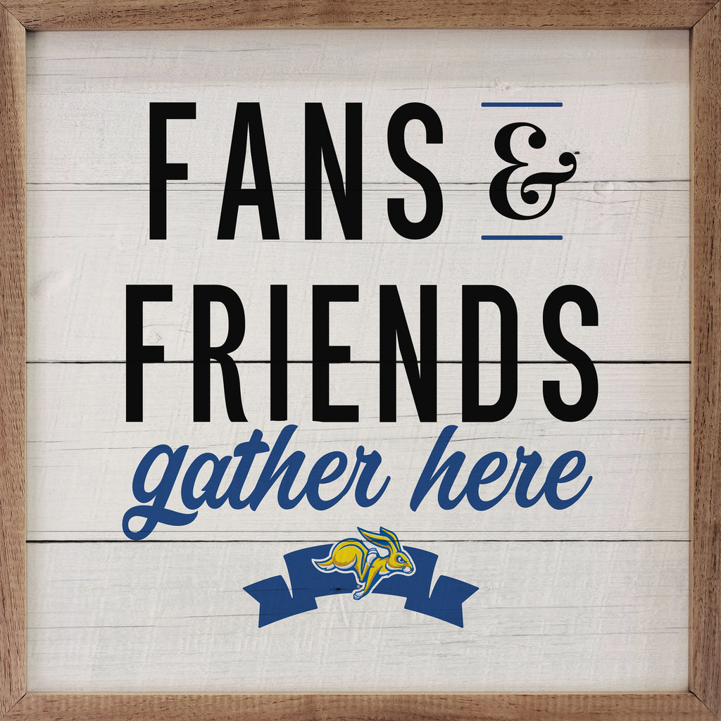Fans And Friends South Dakota State 16x16 / White