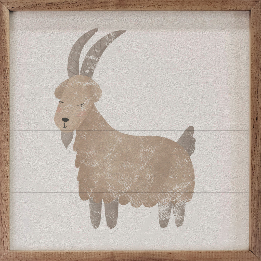 Farmland Goat White 16x16 / White