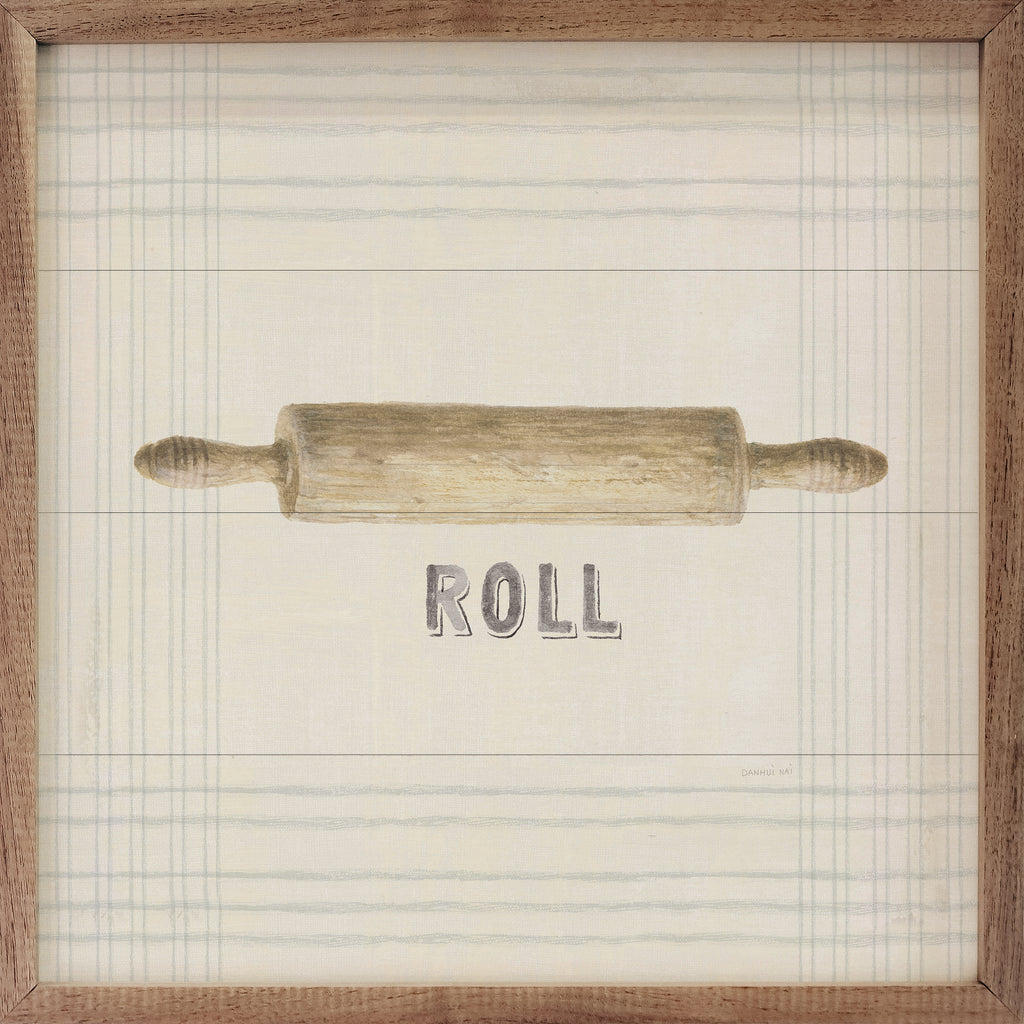 Floursack Kitchen Sign II Roll By Danhui Nai 16x16 / Multi-Color