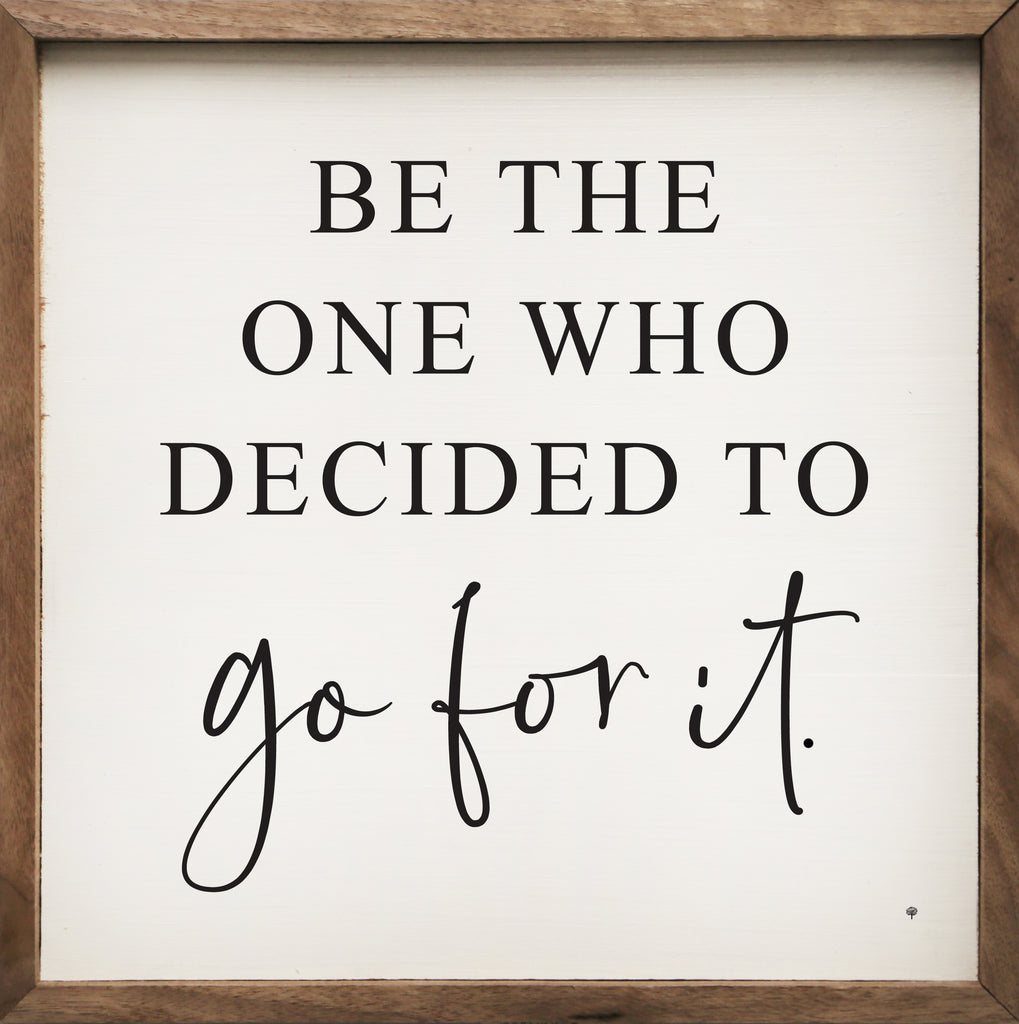 Go For It White 16x16 / White