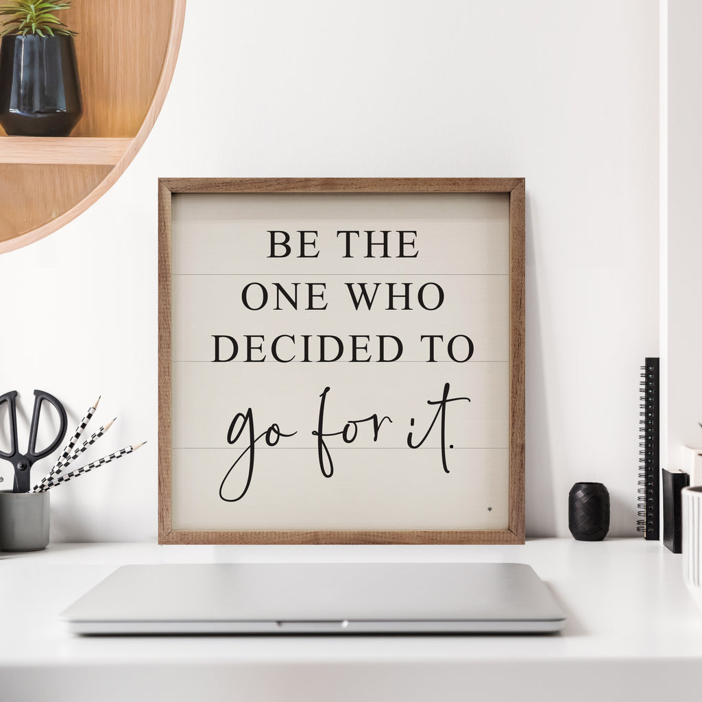 Go For It White 16x16 / White