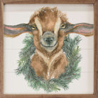 Goat Wreath White 16x16 / White
