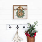 Goat Wreath White 16x16 / White