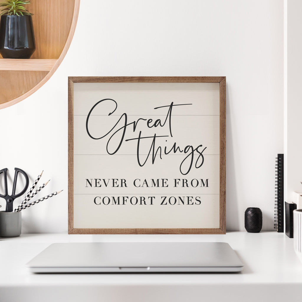 Great Things White 16x16 / White