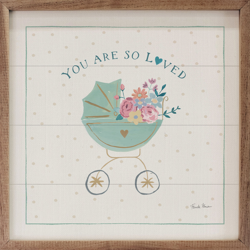 Happy Baby lI Stroller By Farida Zaman 16x16 / Multi-Color