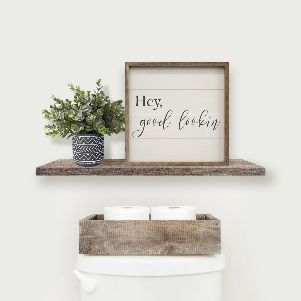 Hey Good Lookin White 16x16 / White