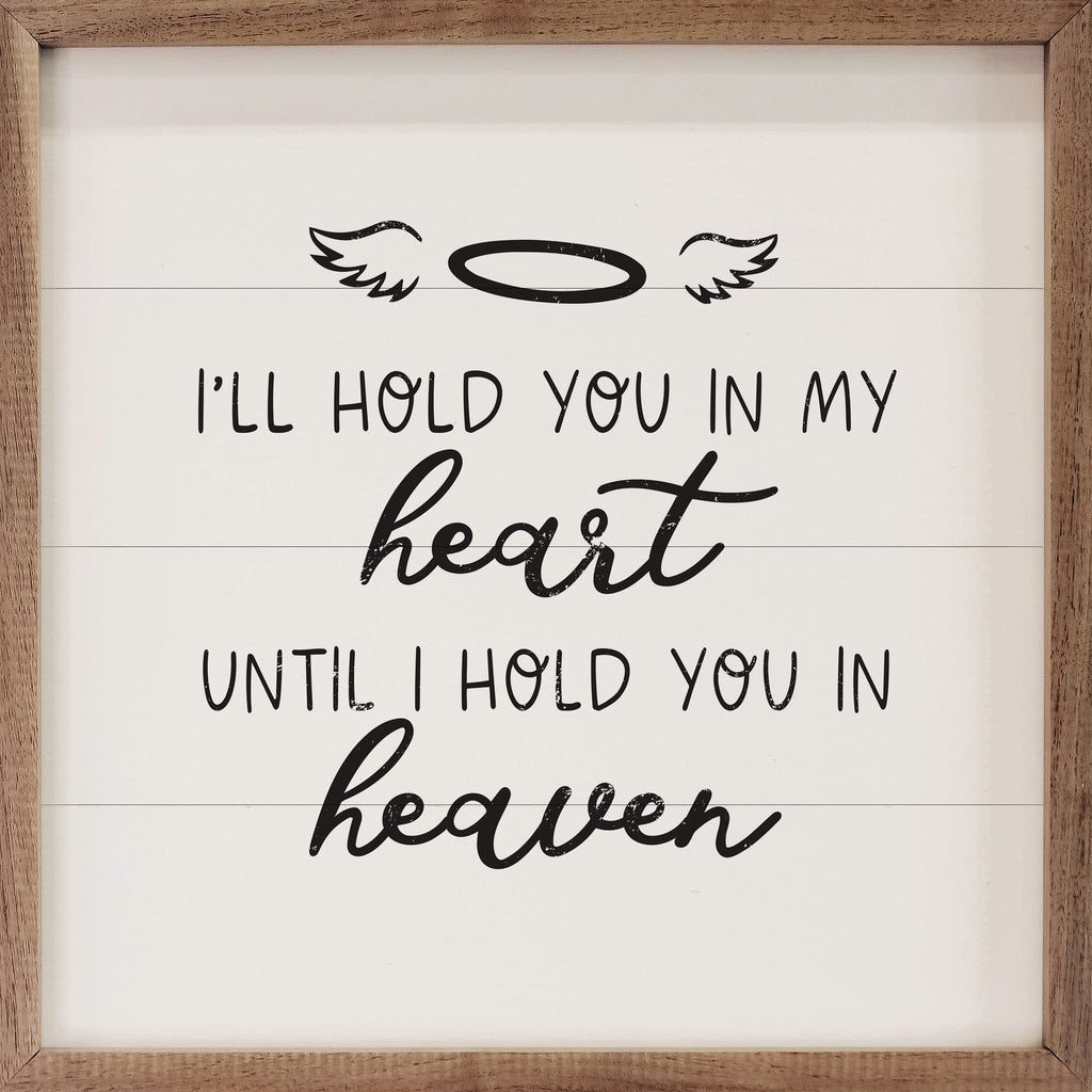 Hold You In Heaven White 16x16 / White