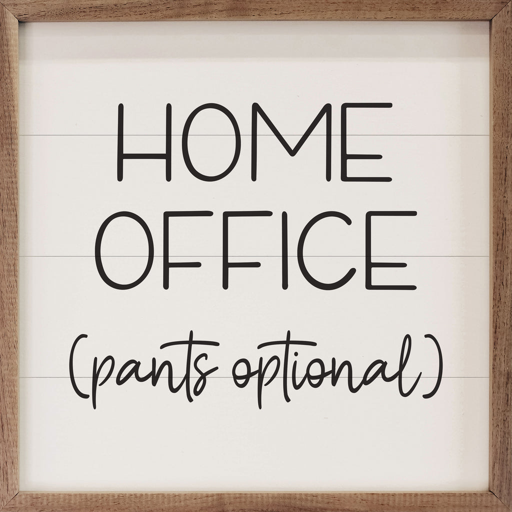 Home Office Pants Optional White 16x16 / White