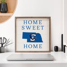 Home Sweet Home Creighton 16x16 / White