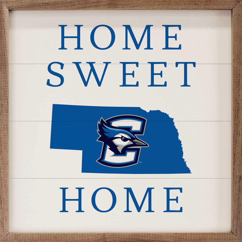 Home Sweet Home Creighton 16x16 / White