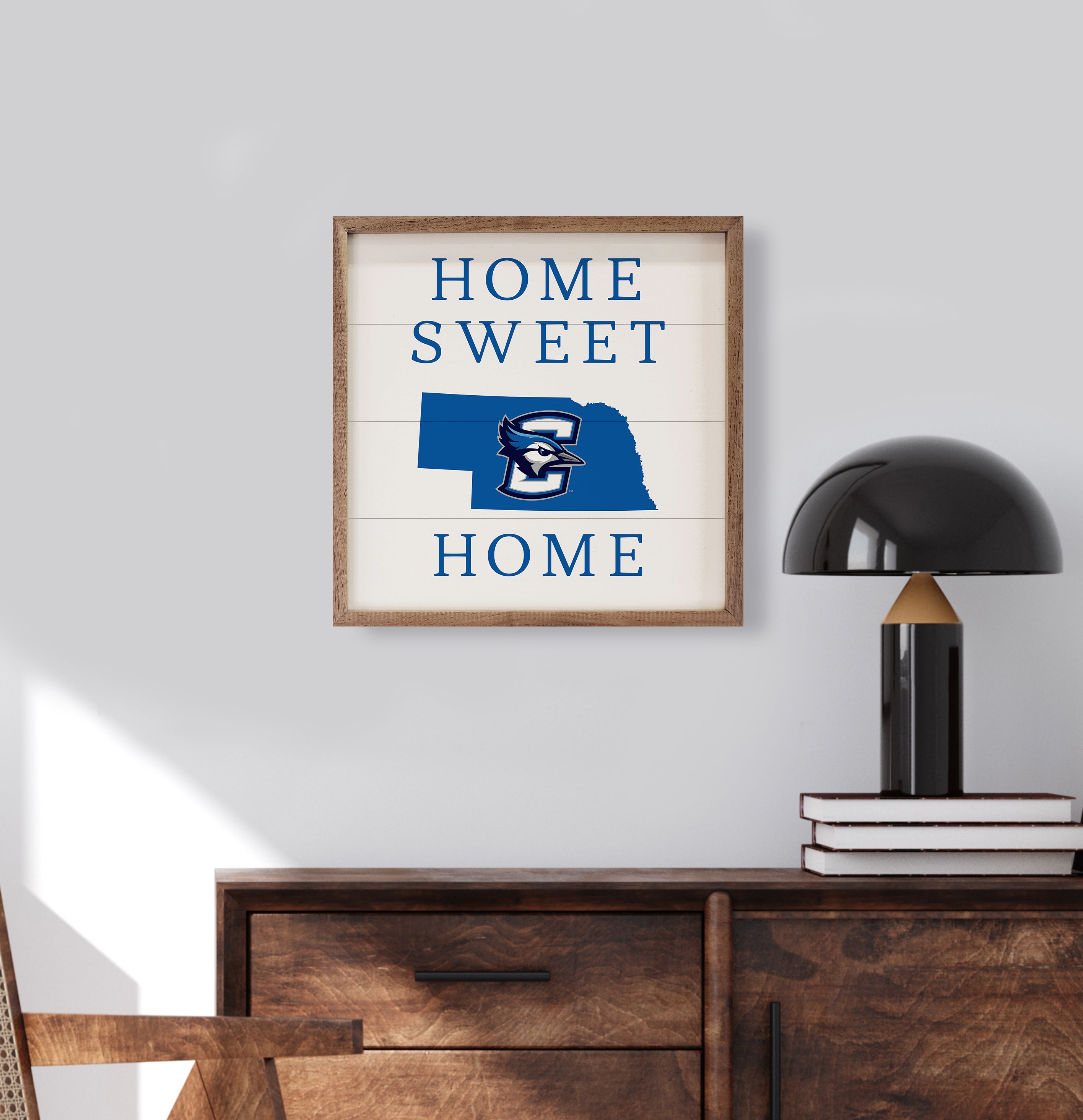 Home Sweet Home Creighton 16x16 / White