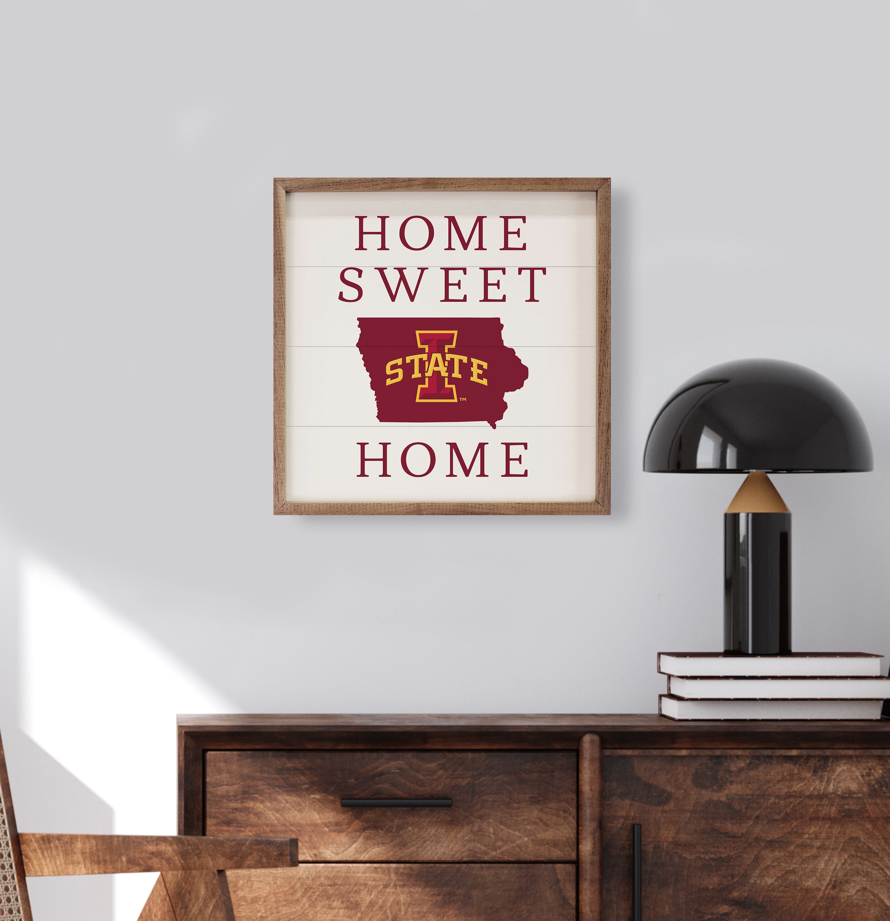 Home Sweet Home Iowa State 16x16 / White