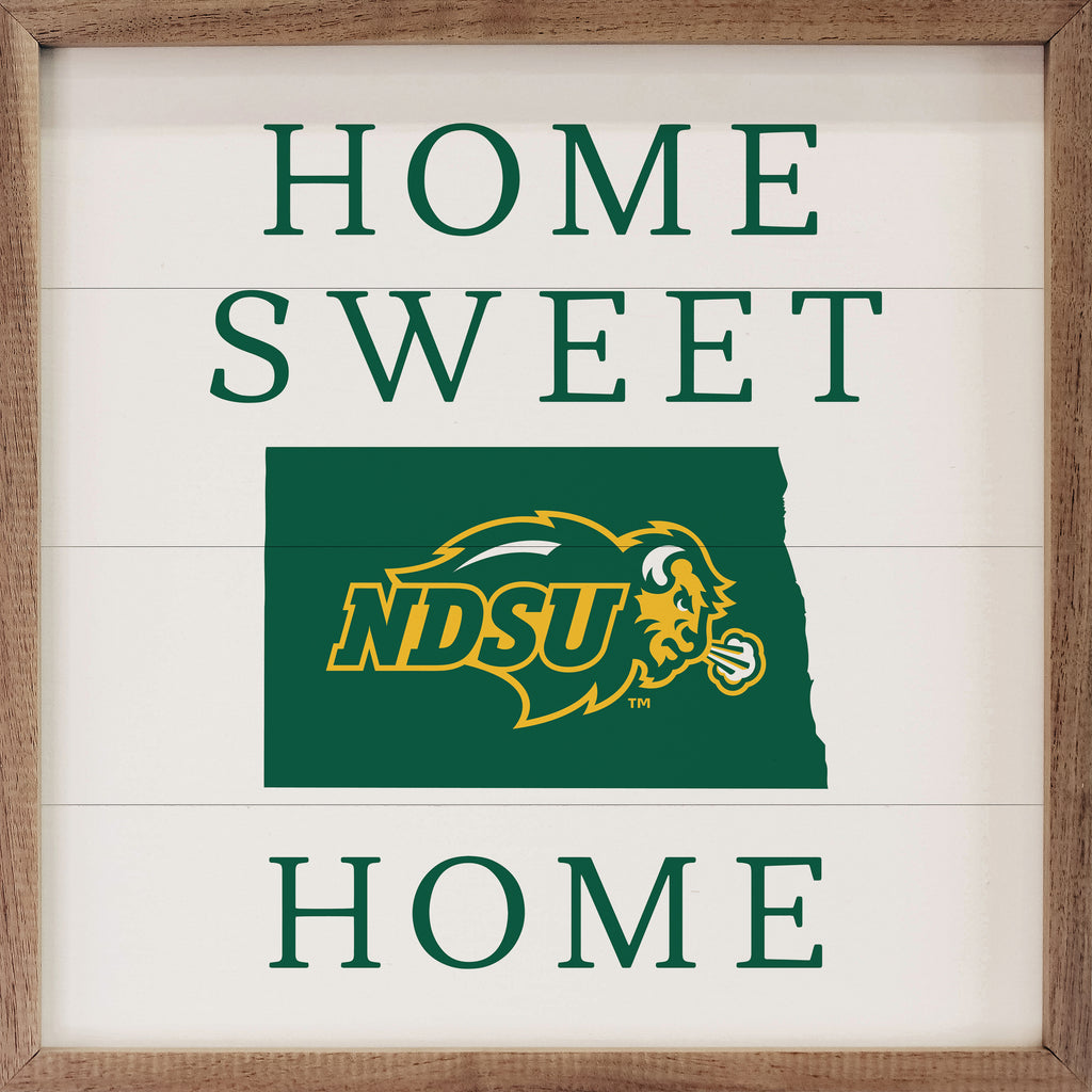 Home Sweet Home NDSU 16x16 / White