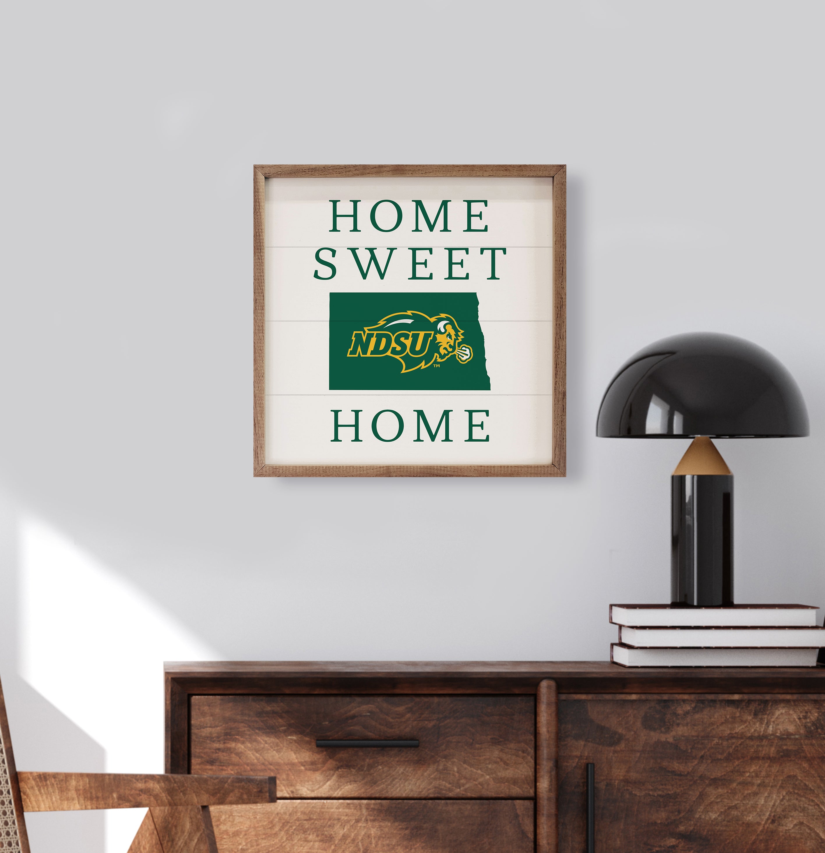 Home Sweet Home NDSU 16x16 / White