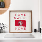 Home Sweet Home South Dakota 16x16 / White