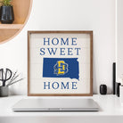 Home Sweet Home South Dakota State 16x16 / White