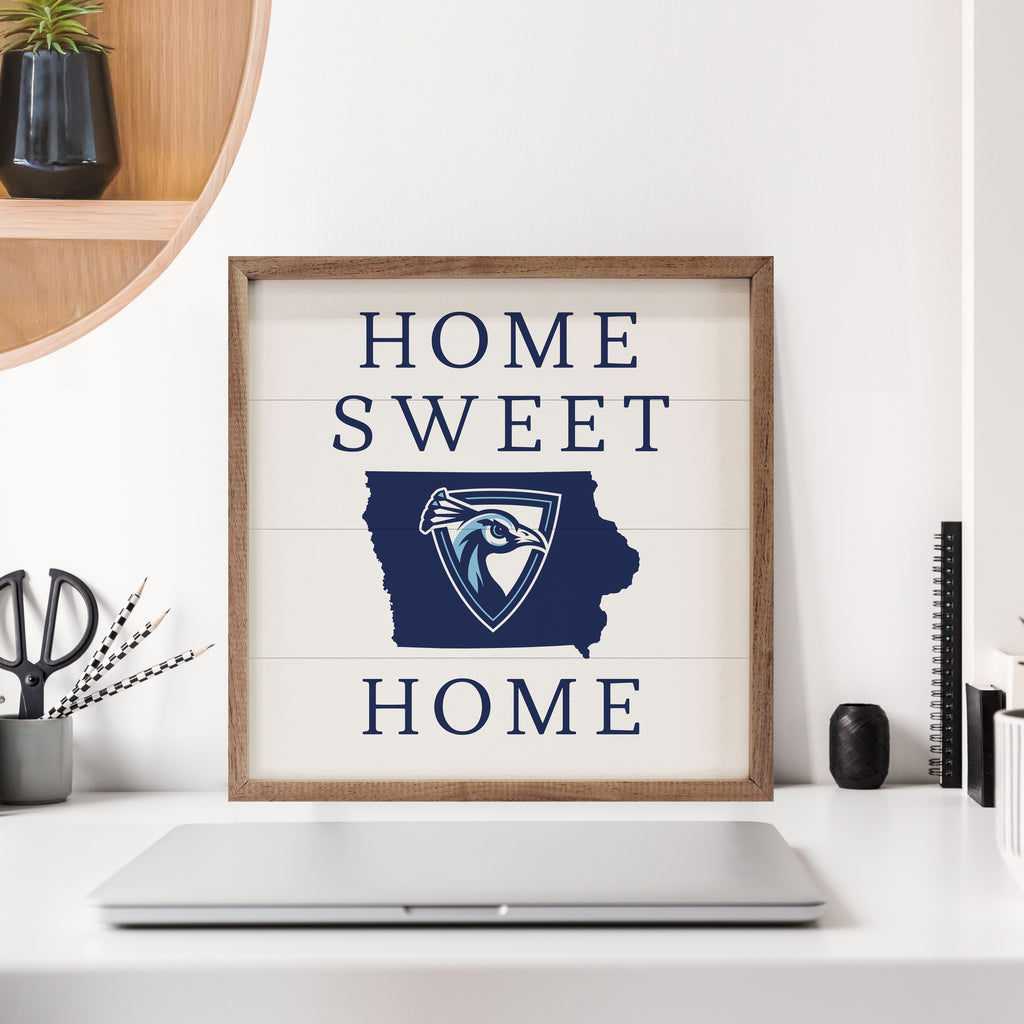 Home Sweet Home Upper Iowa 16x16 / White