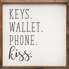 Keys Wallet Phone Kiss White 16x16 / White
