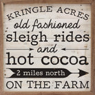 Kringle Acres Arrow Whitewash 16x16 / Whitewash