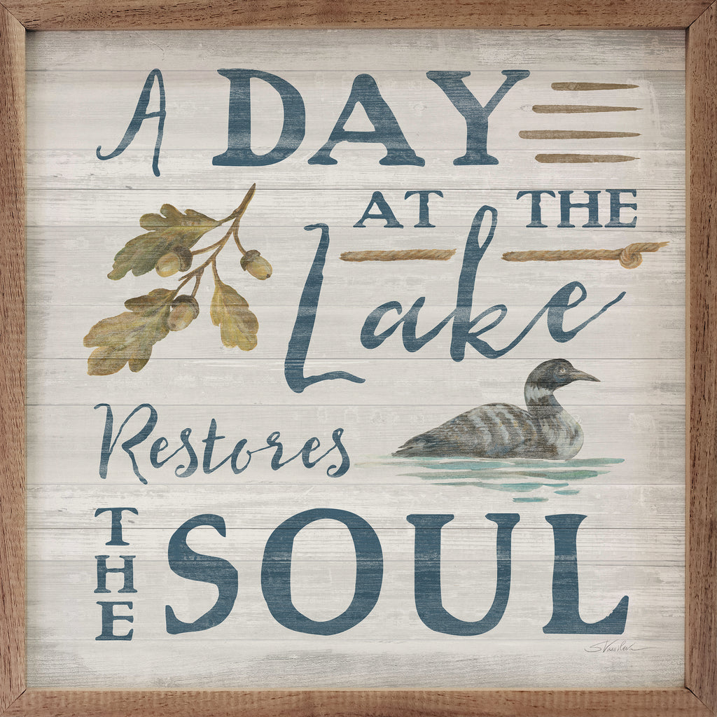 Lakeside Retreat VII Duck By Silvia Vassileva 16x16 / Multi-Color