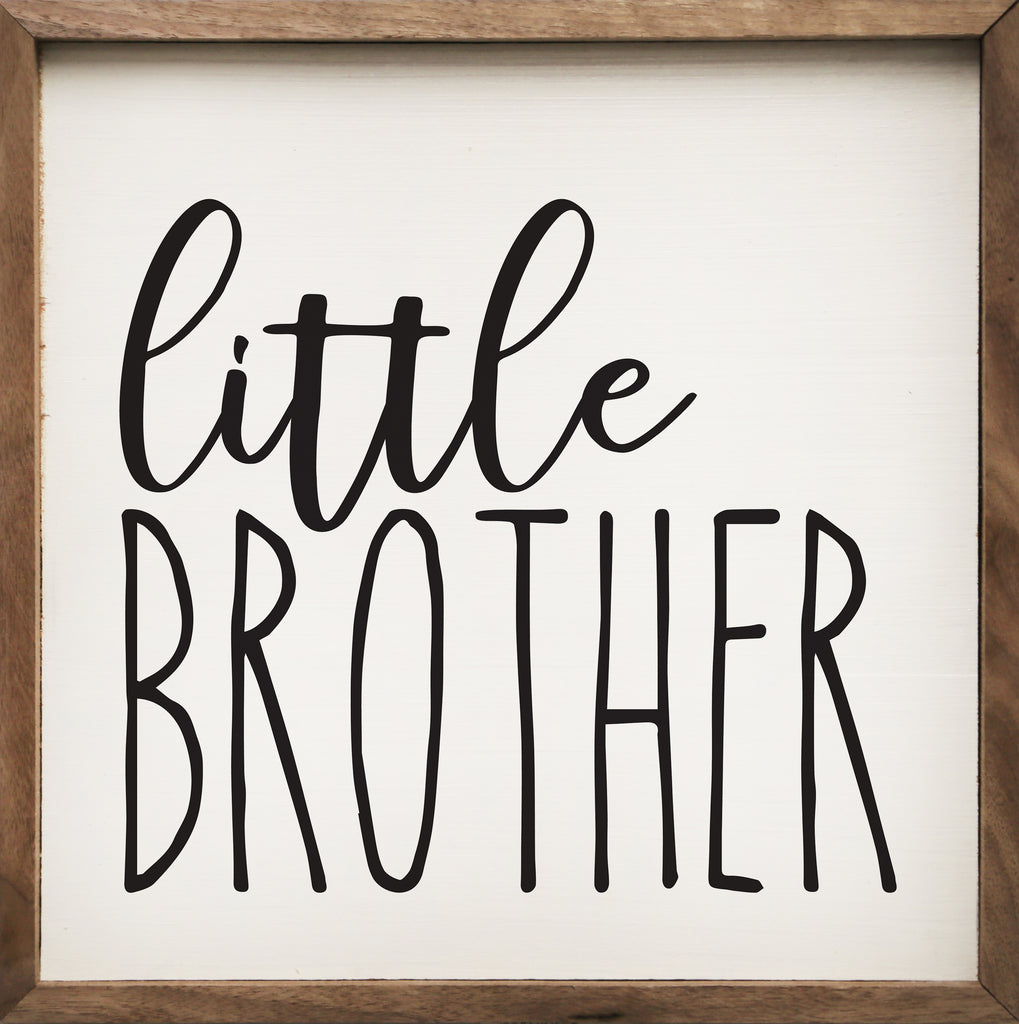 Little Brother White 16x16 / White