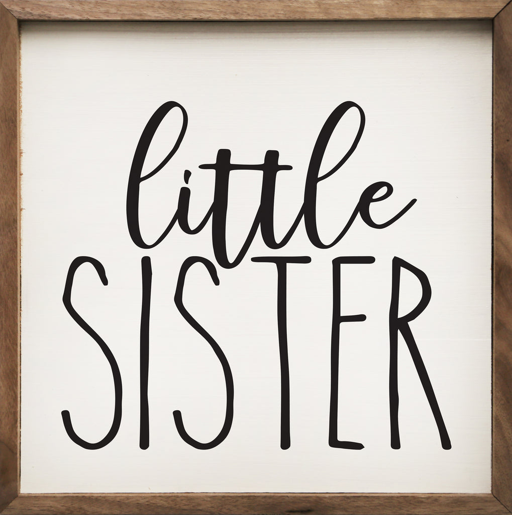 Little Sister White 16x16 / White