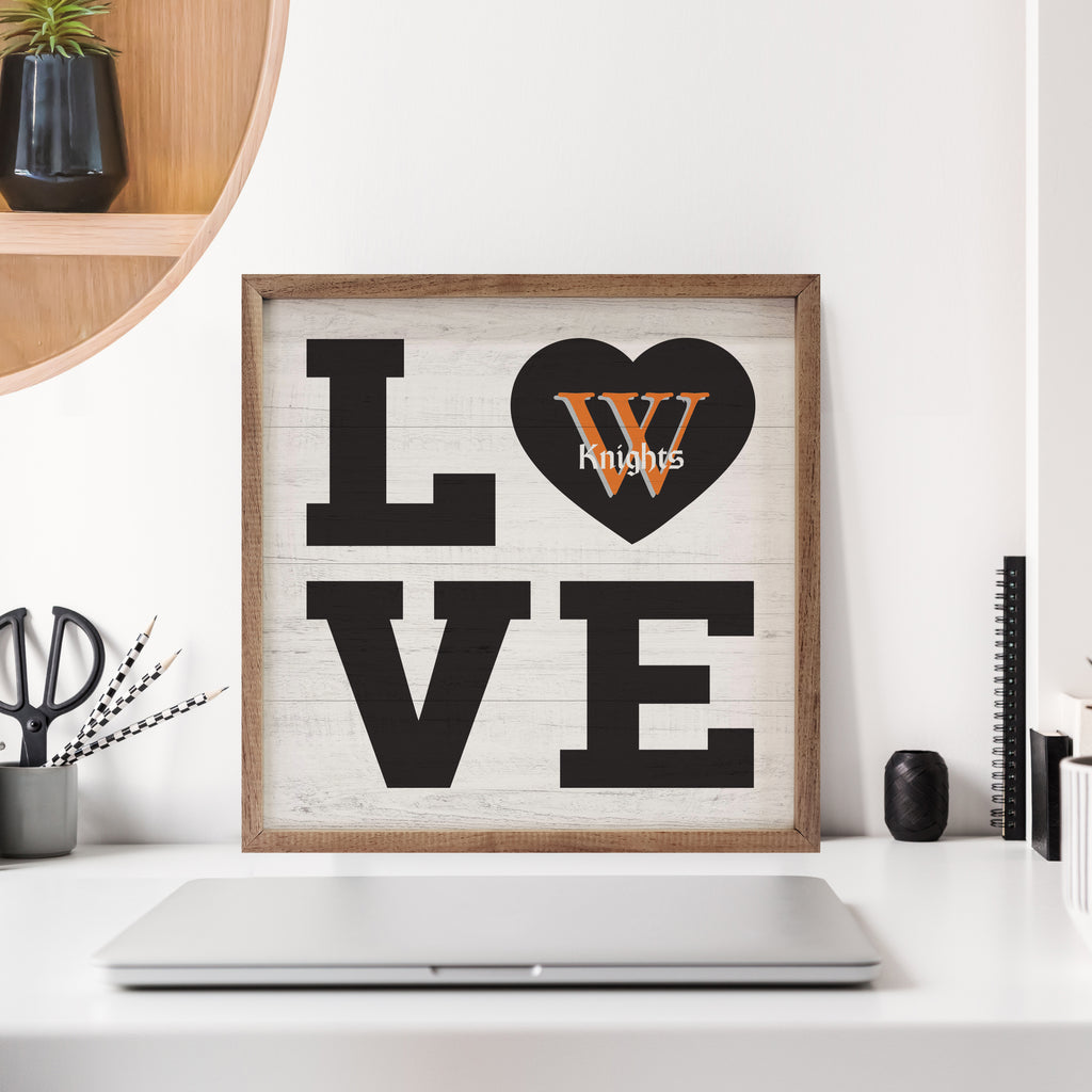 Love Heart Wartburg 16x16 / White