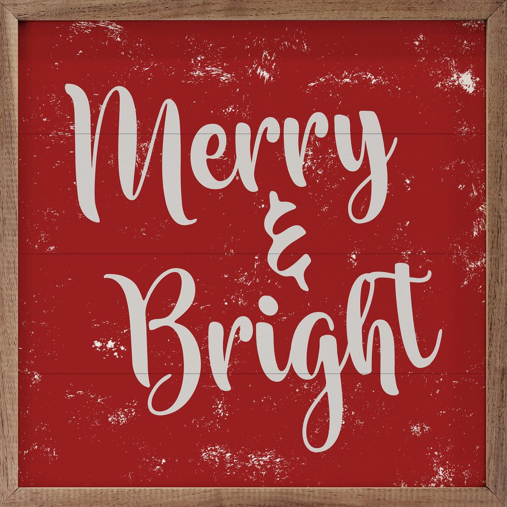 Merry And Bright Red 16x16 / Red