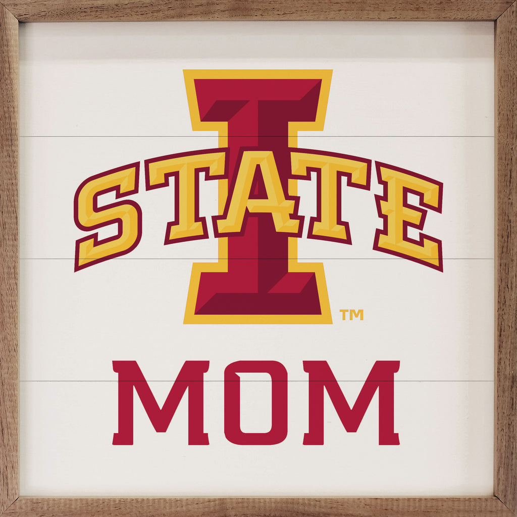 Mom Iowa State 16x16 / White