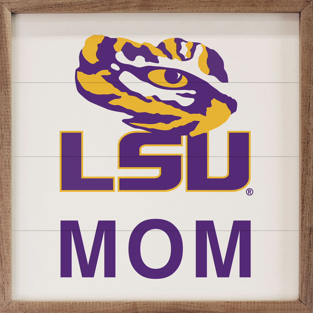 Mom LSU 16x16 / White