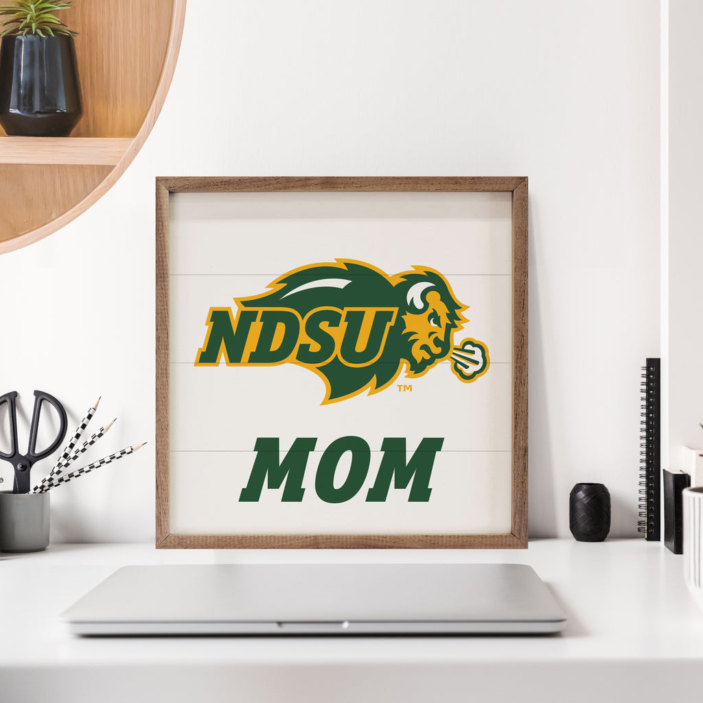 Mom NDSU 16x16 / White