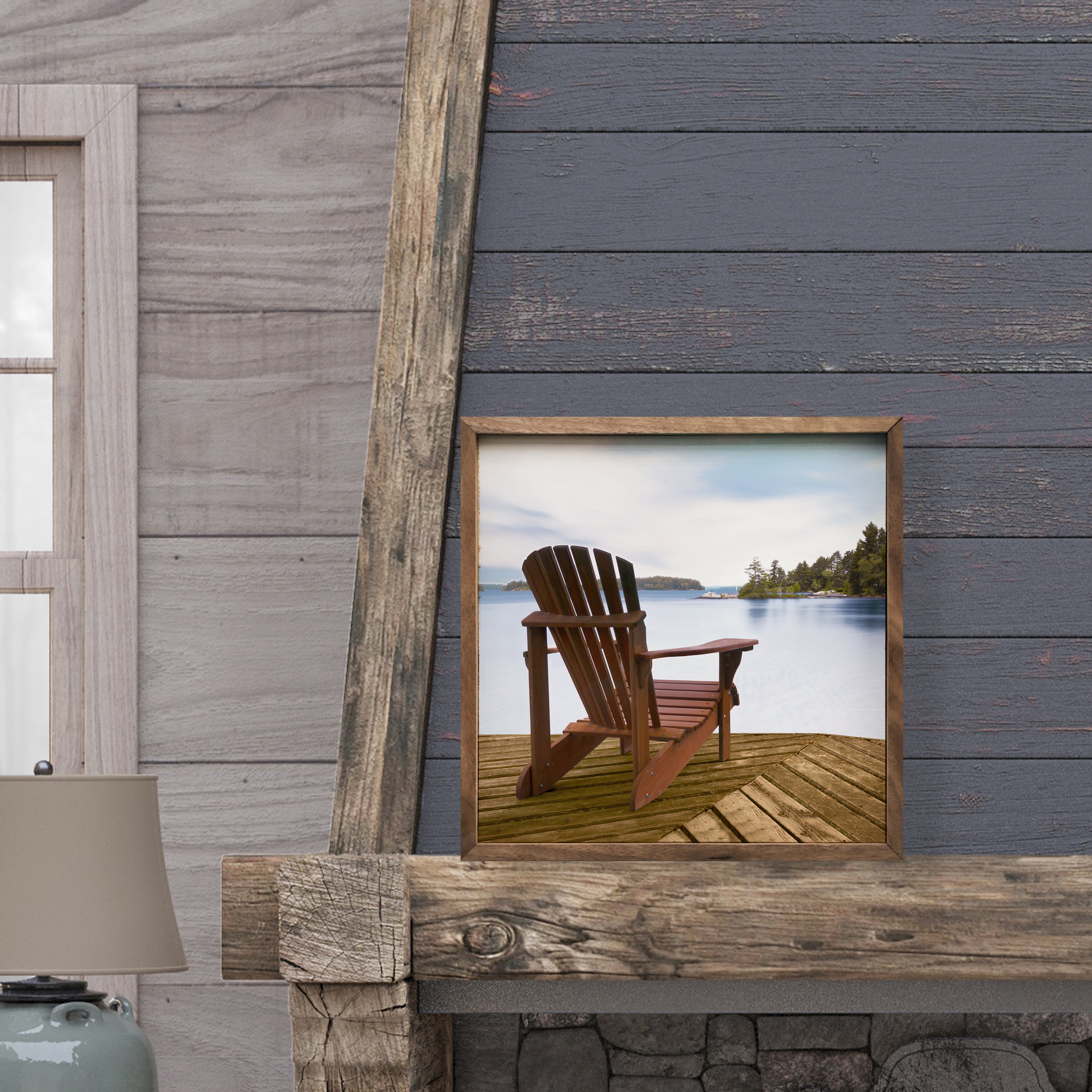 Northern Lake Chair 16x16 / White