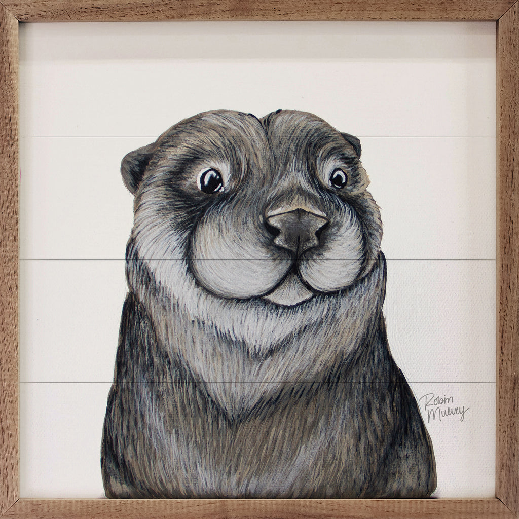 Otter By Robin Sue Studio 16x16 / Multi-Color
