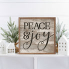 Peace And Joy Whitewash 16x16 / Whitewash