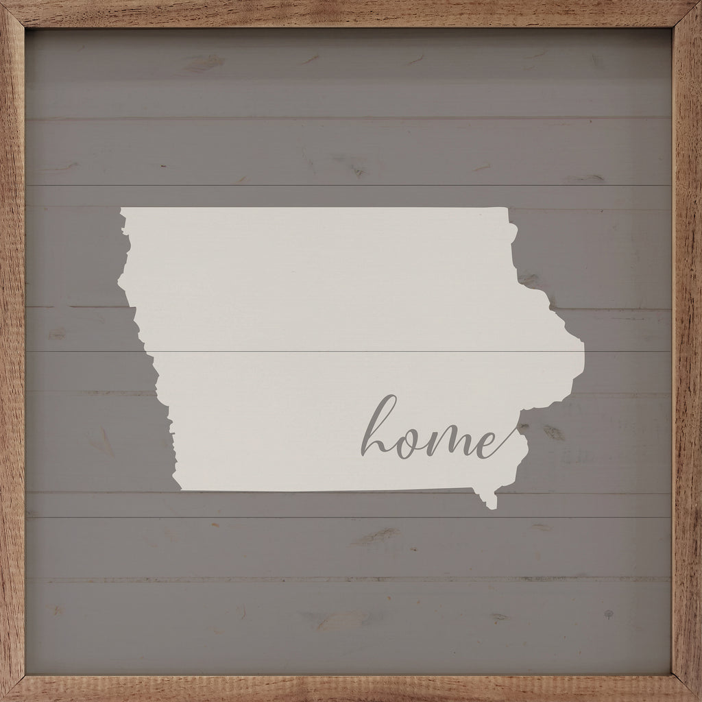 Personalized State Home Gray 16x16 / Gray