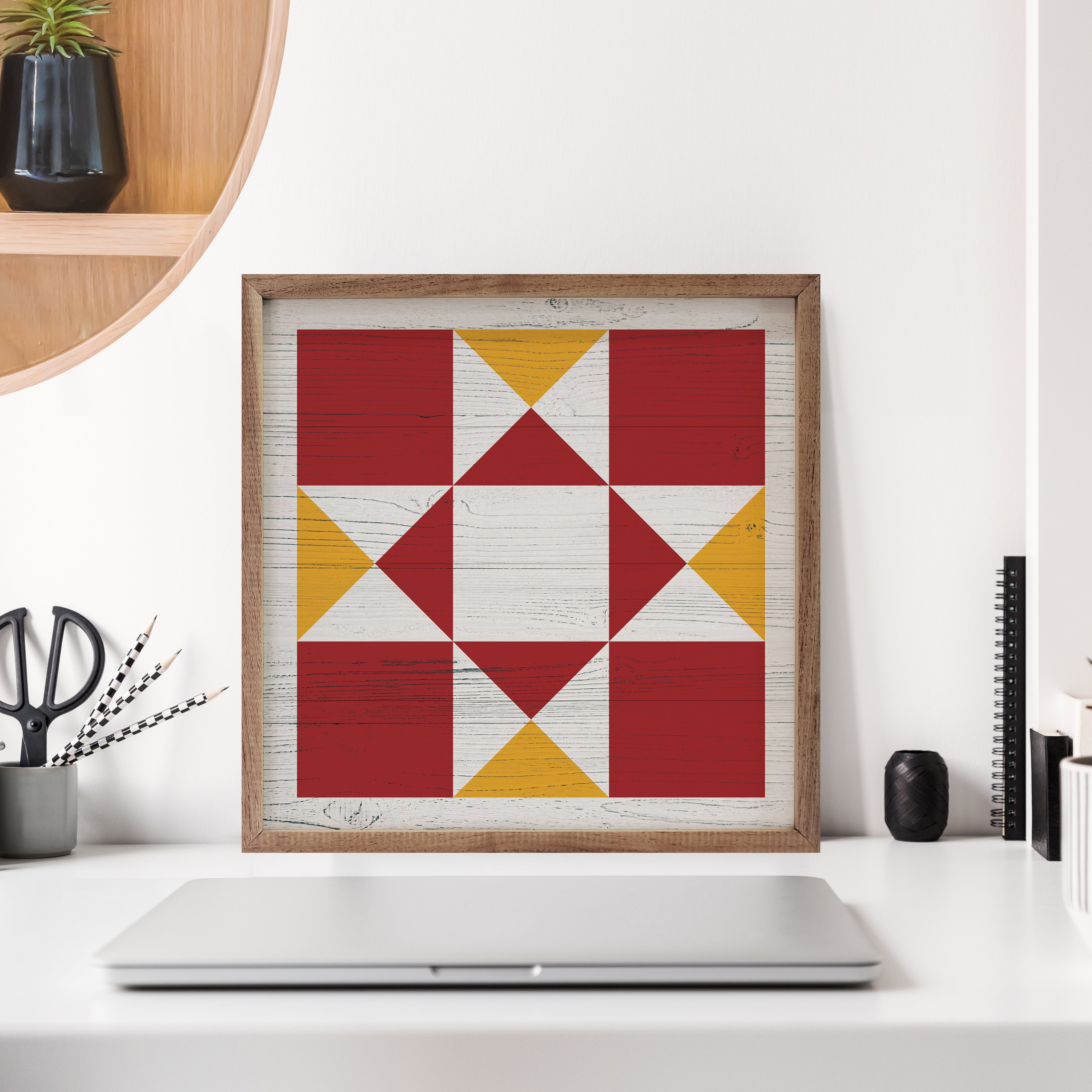 Quilt 1 Iowa State 16x16 / Multi-Color