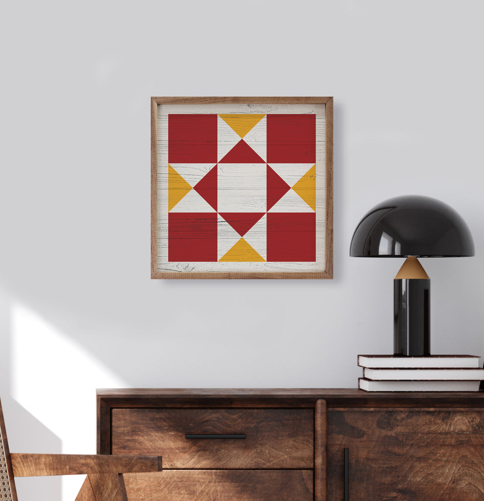 Quilt 1 Iowa State 16x16 / Multi-Color