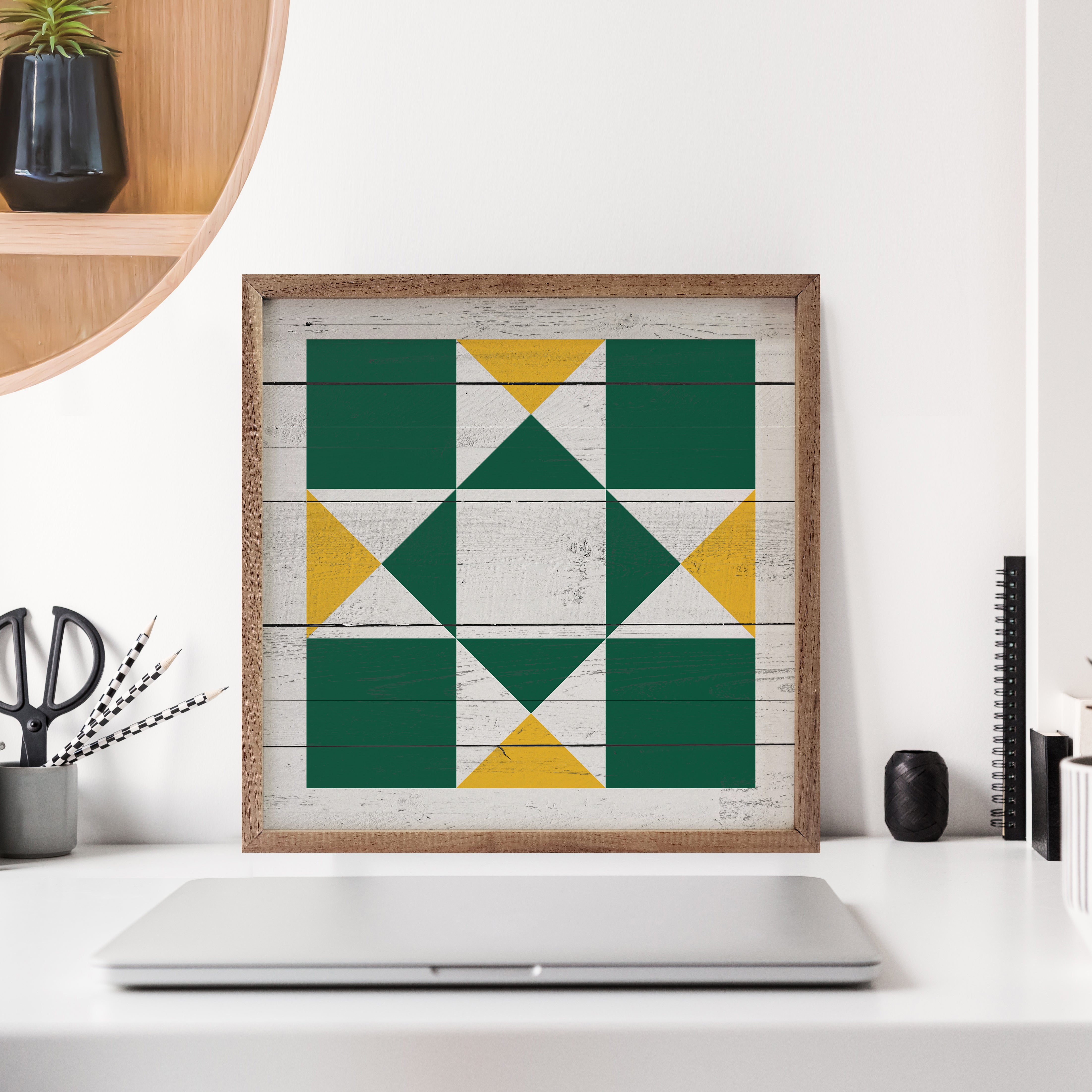 Quilt 1 North Dakota State 16x16 / Multi-Color