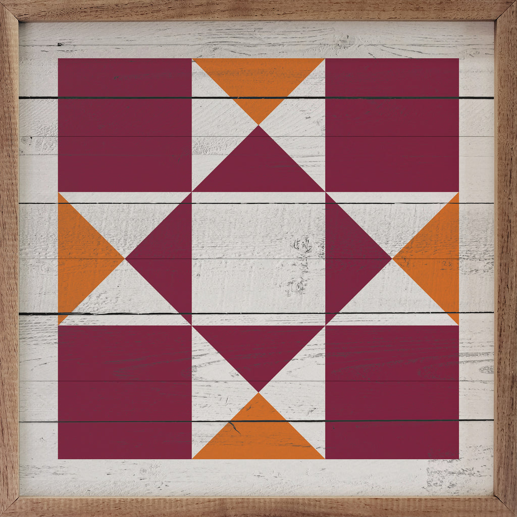 Quilt 1 Virginia Tech 16x16 / Multi-Color